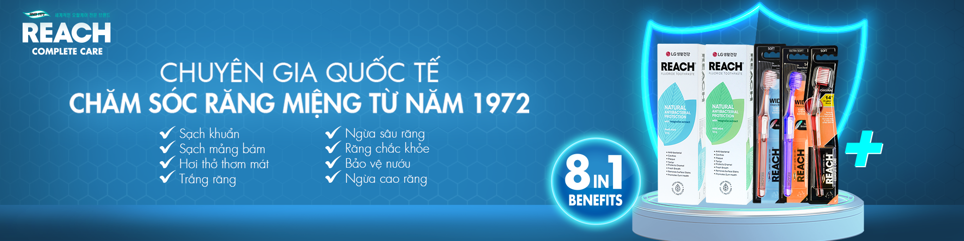 Thương hiệu chăm sóc răng miệng cao cấp từ Mỹ - được yêu thích trên toàn thế giới. 